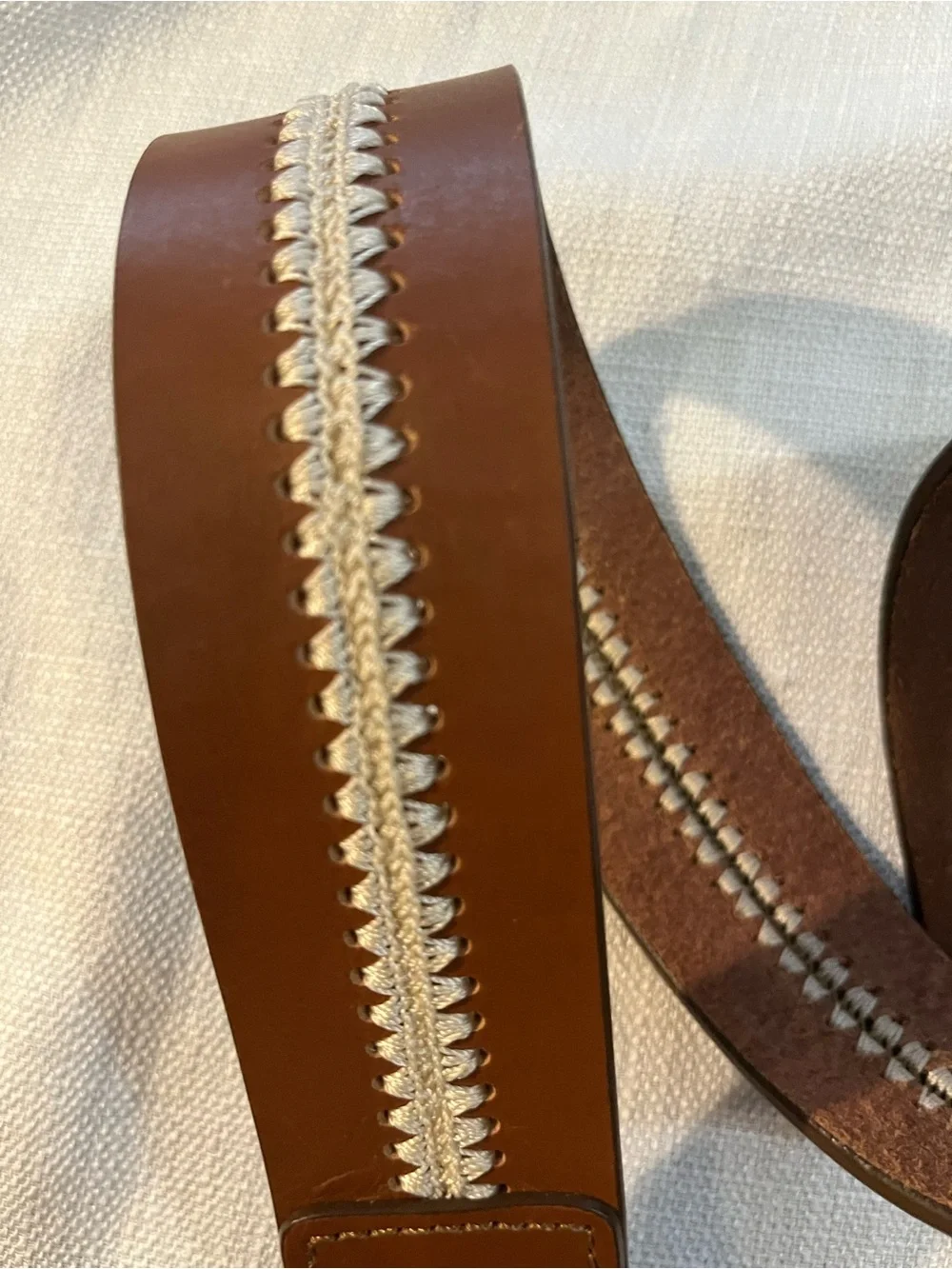 Chicos brown leather